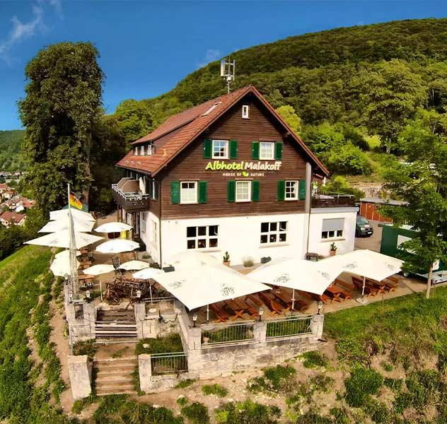 Außenansicht Albhotel Malakoff