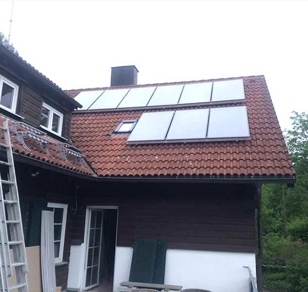 Photovoltaikanlage Dach Albhotel Malakoff