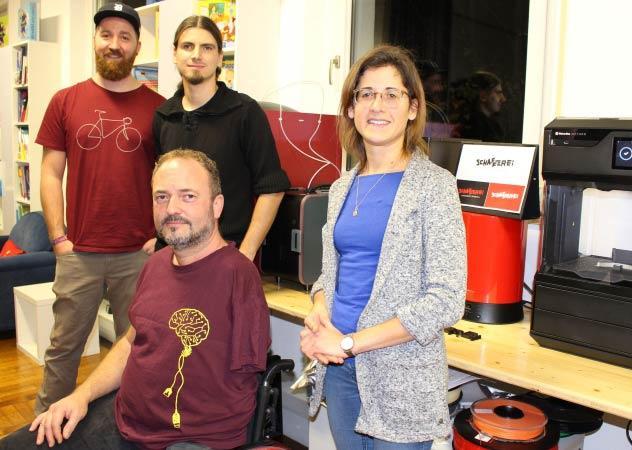 Simone Schnell und Team der Schafferei © Schafferei – Offene Werkstatt Göppingen e.V.