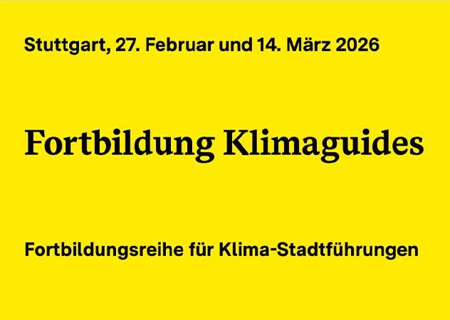 Text Fortbildung Klimaguides – Fortbildungsreihe für Klima-Stadtführungen
