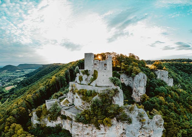 Burg Reußenstein Drohnenfotografie – © Fröhner Photography