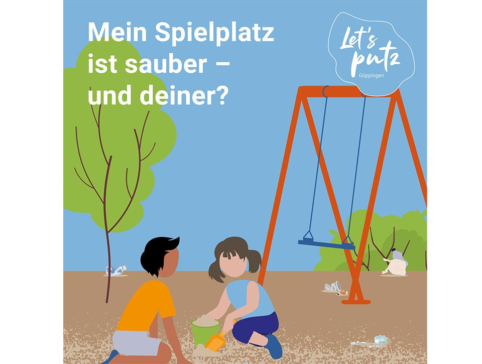Kampagnenbild Let's Putz Göppingen "Spielplatz"