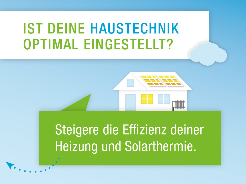 Ist deine Haustechnik optimal eingestellt? Grafik – Energieagentur Landkreis Göppingen