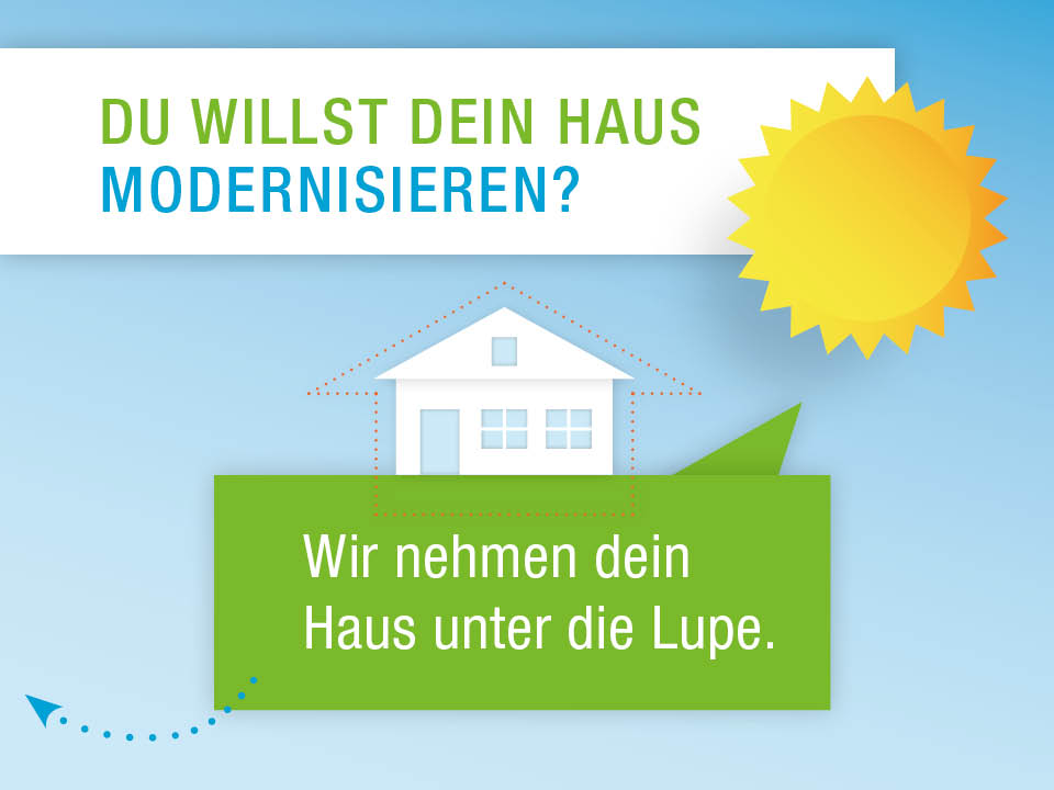 Du willst dein Haus modernisieren? Grafik – Energieagentur Landkreis Göppingen
