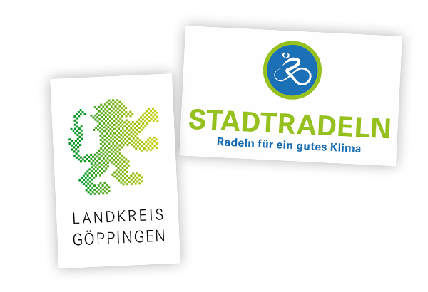 Logos STADTRADELN 2025 und TEAM KLIMA